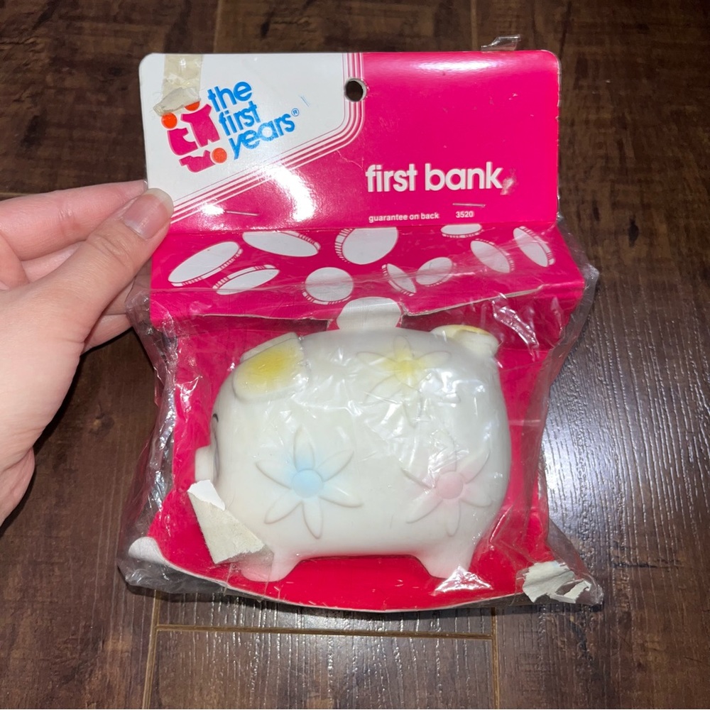 Vintage 1978 The First Year's Avon Toy Coin Piggy Bank!